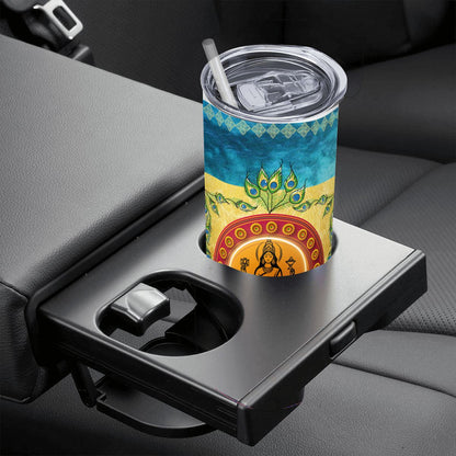 20oz Straight Stainless Steel Tumbler with Straw