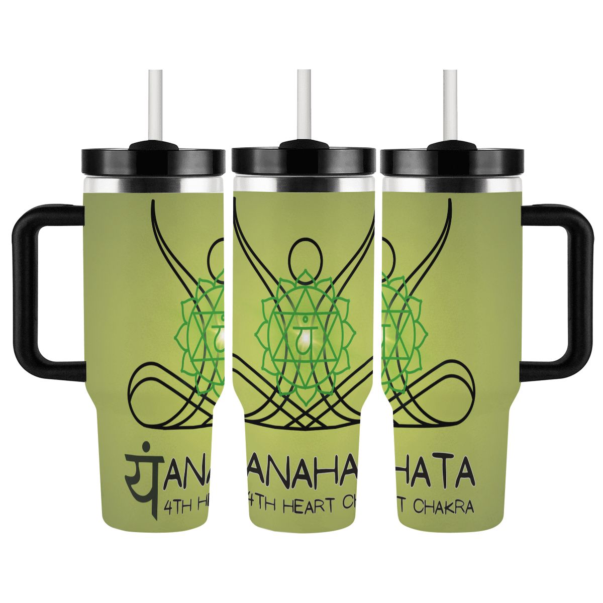 40oz Tumbler with Handle and Straw (Made in USA)