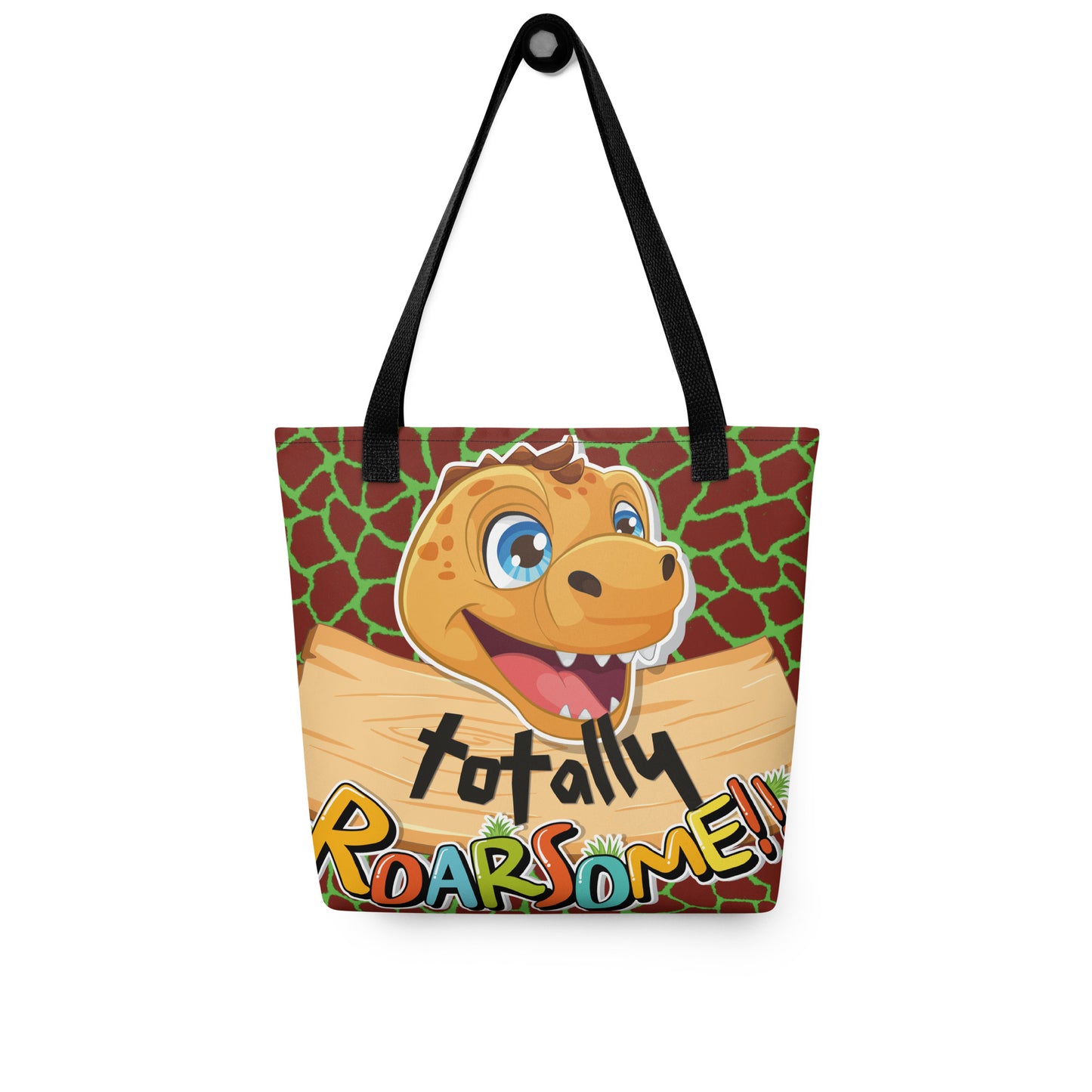 Totally Roarsome: T-Rex Dinosaur: Personal Carry All Tote Bag