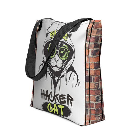 Hacker Cat: Voice: Personal Carry All Tote Bag