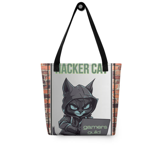 Hacker Cat Gamers Guild: Personal Carry All Tote Bag