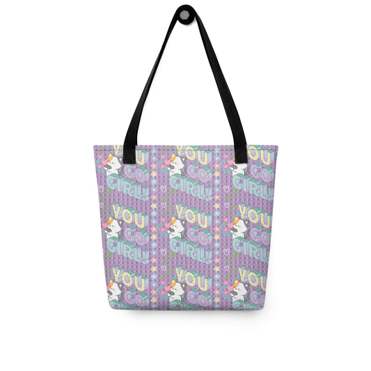 Kitty You Go Girl: Personal Carry All Tote Bag