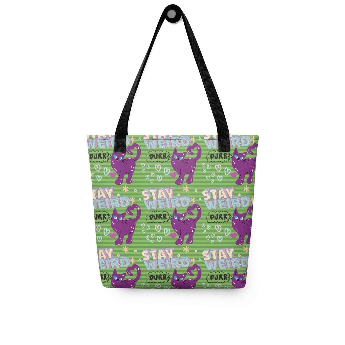 Kitty Stay Weird: Personal Carry All Tote Bag