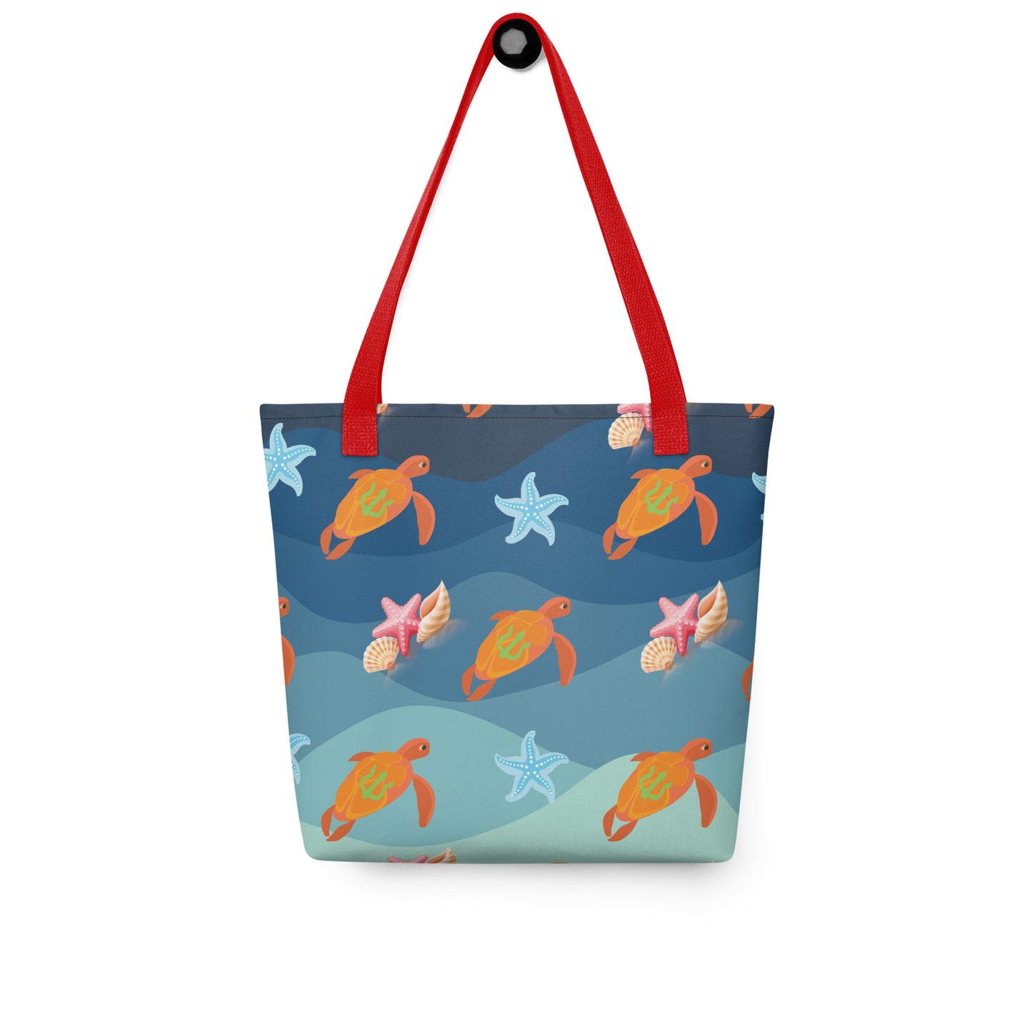 Under the Sea: Turtles: Personal Carry All Tote Bag