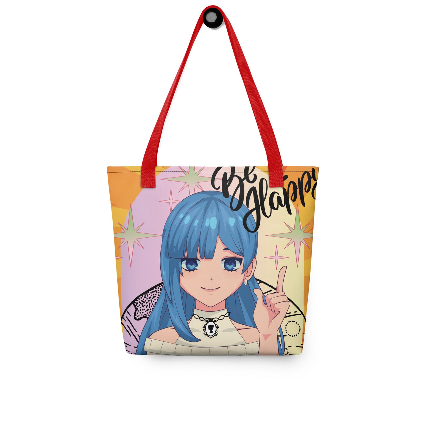 Anime: Be Happy: Personal Carry All Tote Bag