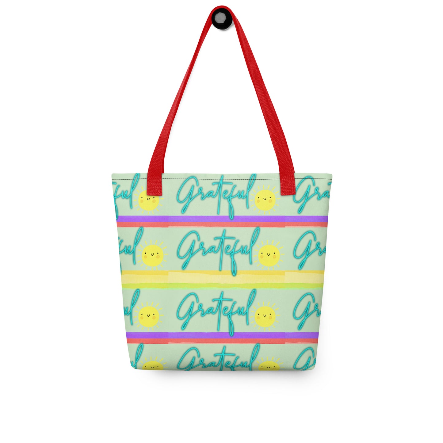 Grateful: Motivational Quote: Personal Carry All Tote Bag