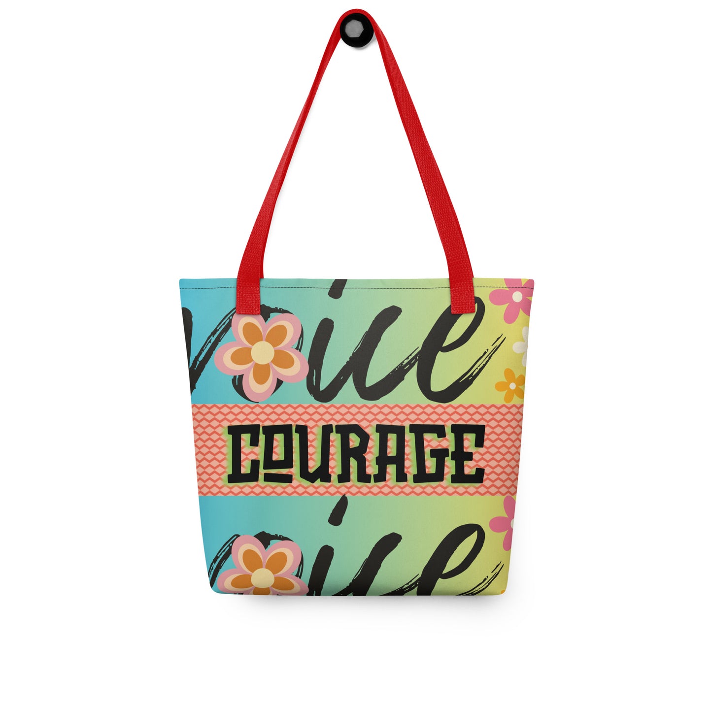 Voice Courage: Voice Over Audiobook Narrator: Personal Carry All Tote Bag