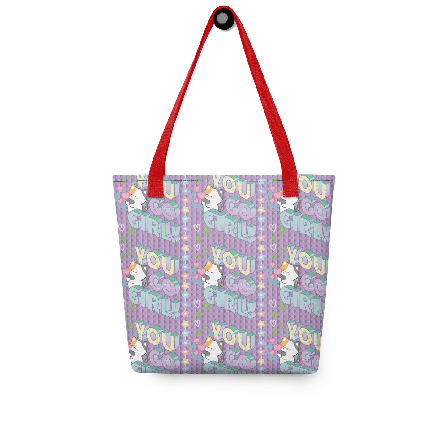 Kitty You Go Girl: Personal Carry All Tote Bag