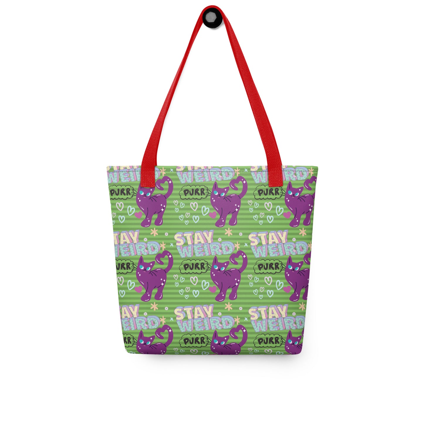 Kitty Stay Weird: Personal Carry All Tote Bag