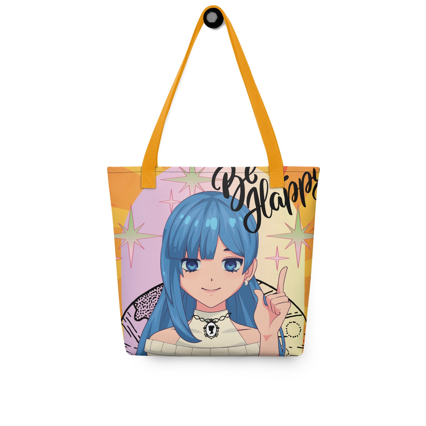 Anime: Be Happy: Personal Carry All Tote Bag