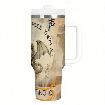 40oz Tumbler with Handle and Straw (Made in USA)