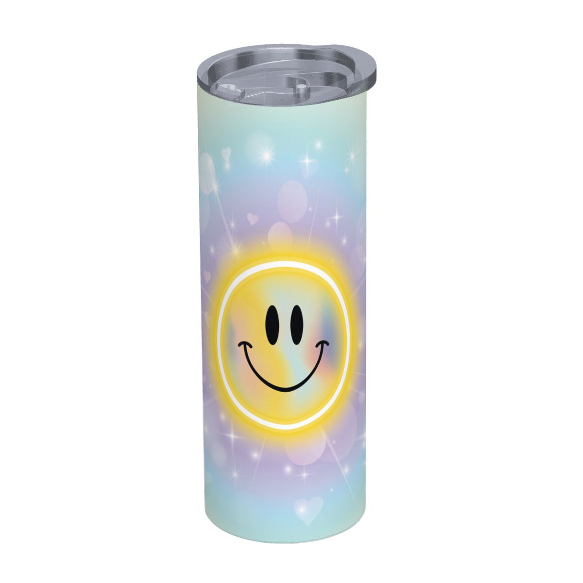 20oz Straight Stainless Steel Tumbler with Straw