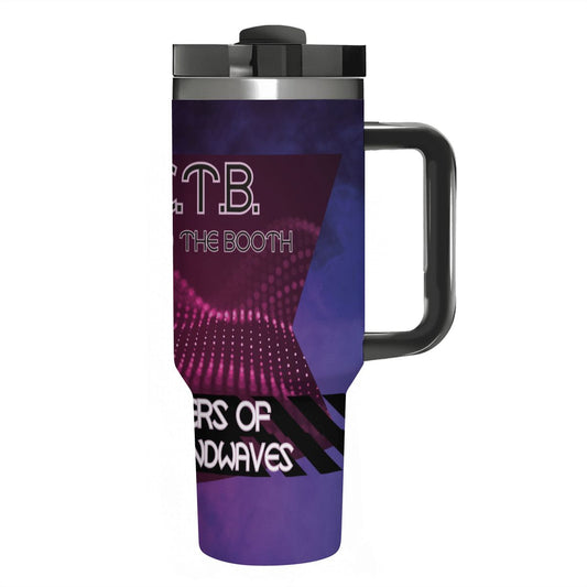 WITB: Women In The Booth: 40oz Stainless Steel Tumbler with Handle and Straw