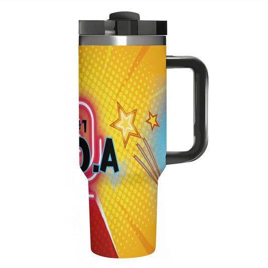VOA: 40oz Tumbler with Handle and Straw