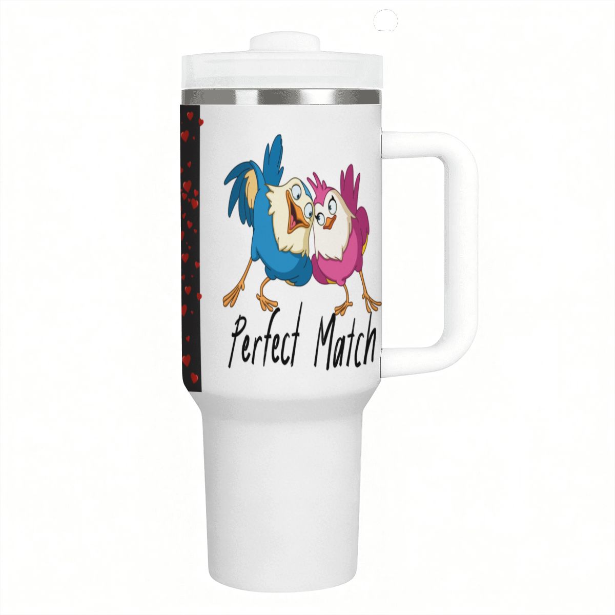 40oz Tumbler with Handle and Straw (Made in USA)