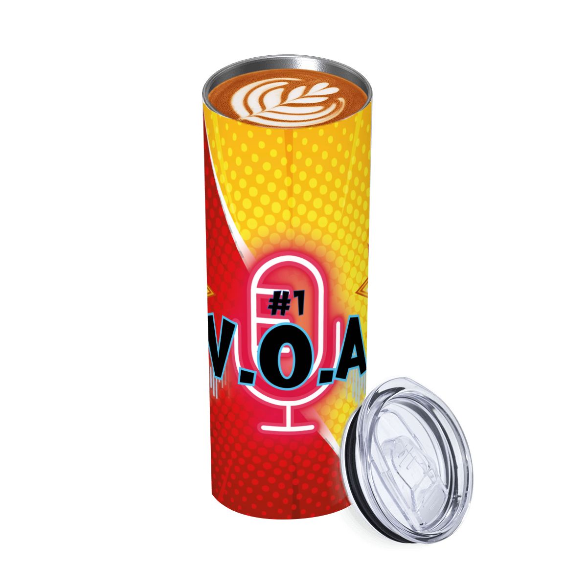 20oz Straight Stainless Steel Tumbler with Straw（Made in USA)