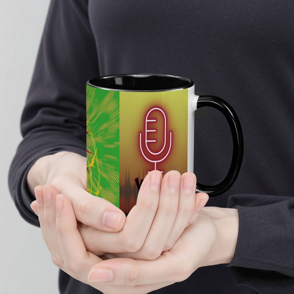Large Colorful Mug (15oz) (Made in USA)