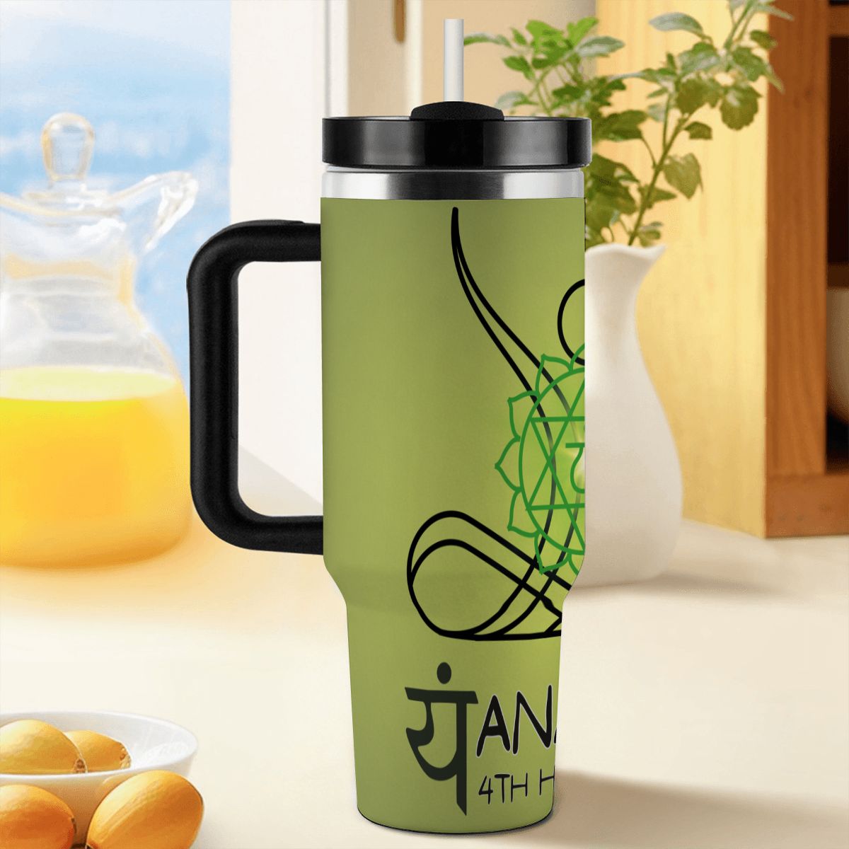 40oz Tumbler with Handle and Straw (Made in USA)