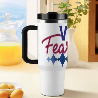 VO FEARLESS: 40oz Tumbler with Handle and Straw