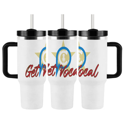 GET VOCAL: 40oz Tumbler with Handle and Straw