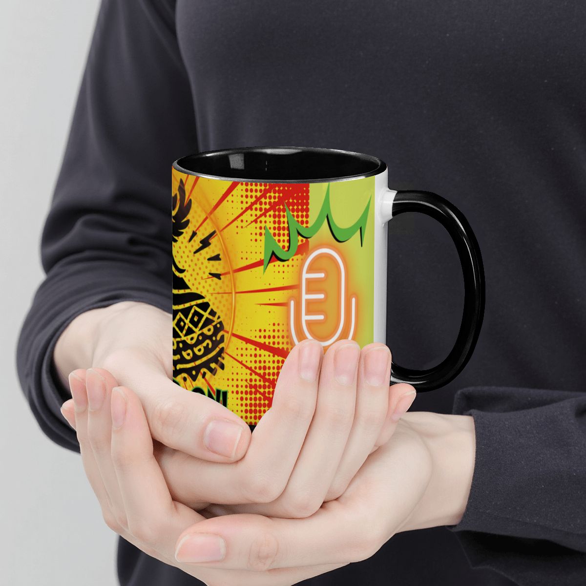 Large Colorful Mug (15oz) (Made in USA)
