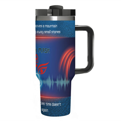 40oz Tumbler with Handle and Straw (Made in USA)