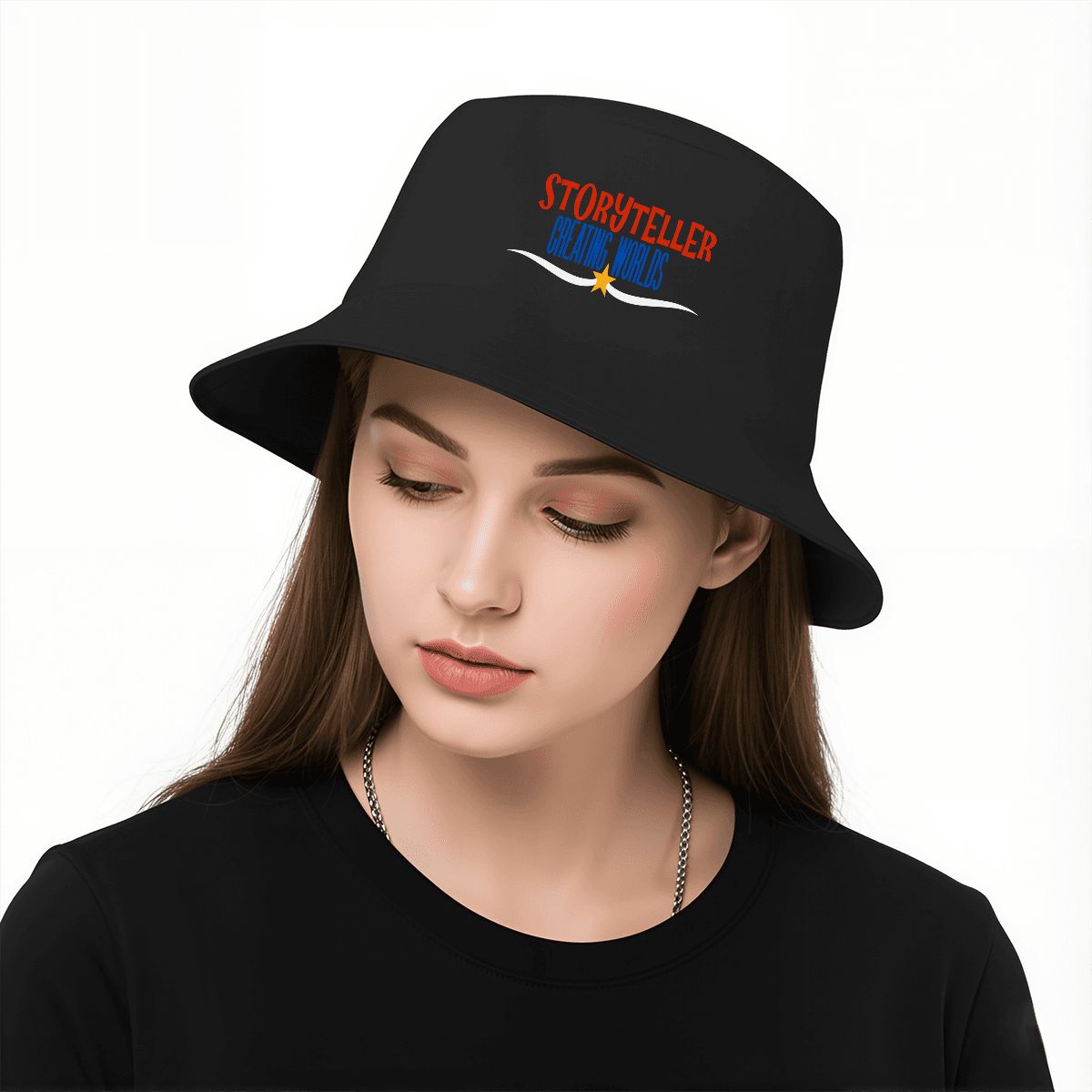 Storyteller:  Classic Adult Double Layer Bucket Hat