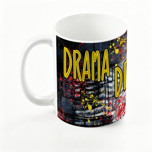 Drama Drama Drama: Large Colorful Mug (15oz)