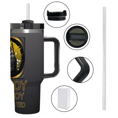 40oz Tumbler with Handle and Straw (Made in USA)