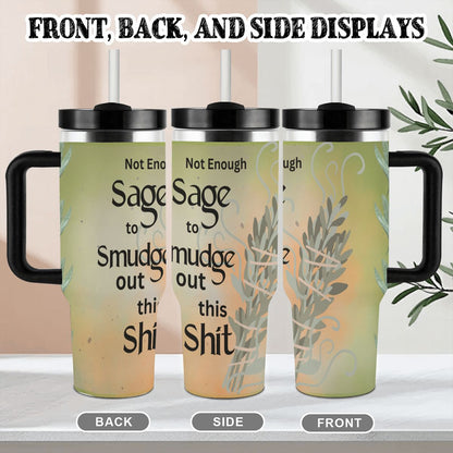40oz Tumbler with Handle and Straw (Made in USA)