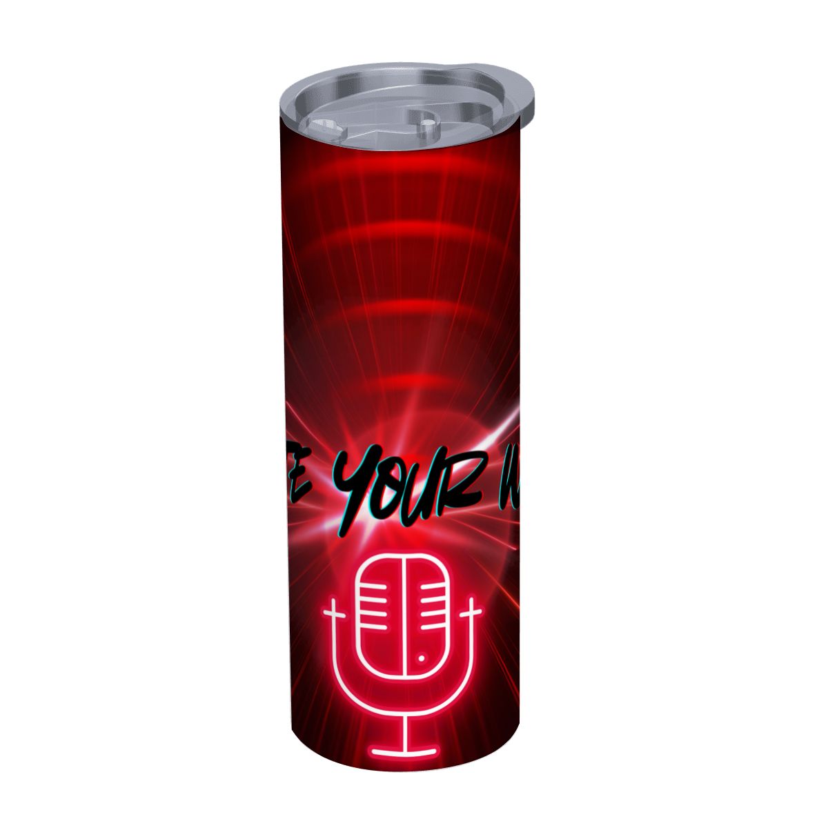 Stay Hydrated In STYLE: 20oz Straight Stainless Steel Tumbler with Straw