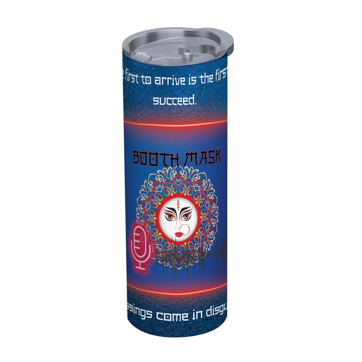 20oz Straight Stainless Steel Tumbler with Straw