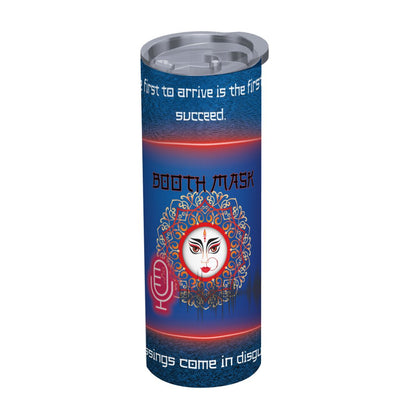 20oz Straight Stainless Steel Tumbler with Straw