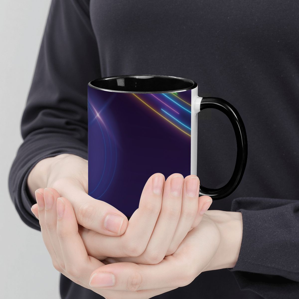 Large Colorful Mug (15oz) (Made in USA)