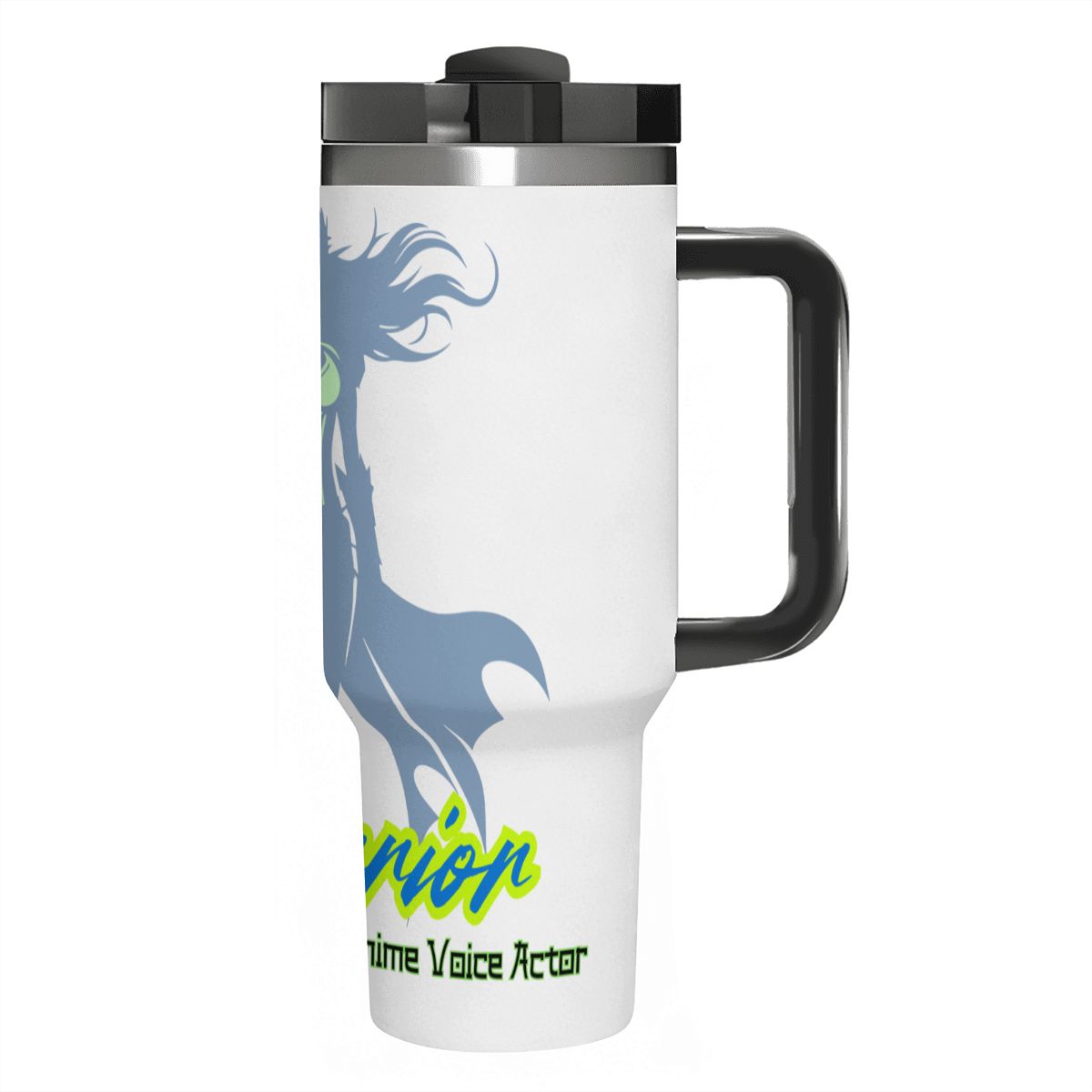40oz Tumbler with Handle and Straw (Made in USA)