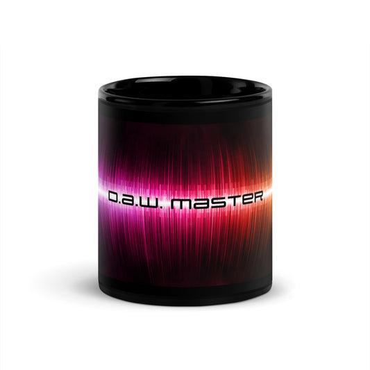 D.A.W. Master Classic Ceramic Black Glossy Mug
