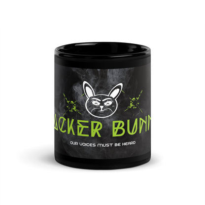 Hacker Bunny: Voices Audio D.A.W. Editor Classic Black Glossy Mug