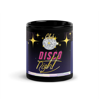 Disco Nights: Classic Black Glossy Mug