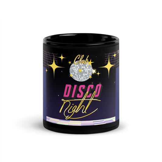 Disco Nights: Classic Black Glossy Mug
