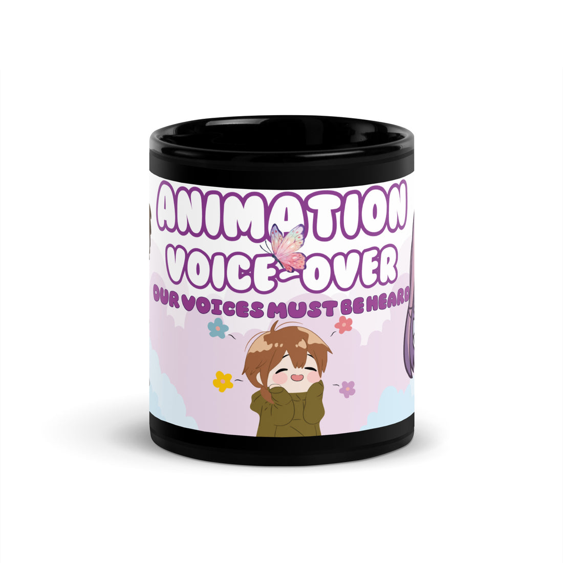 Animation Voice Actor: Classic Black Glossy Mug