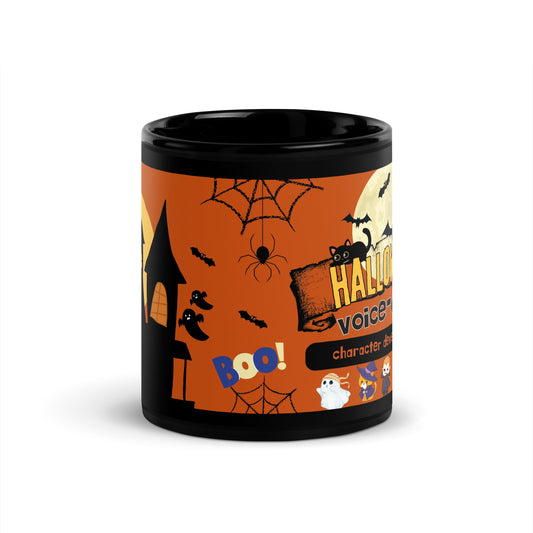 Halloween Voice Actor: Classic Black Glossy Mug