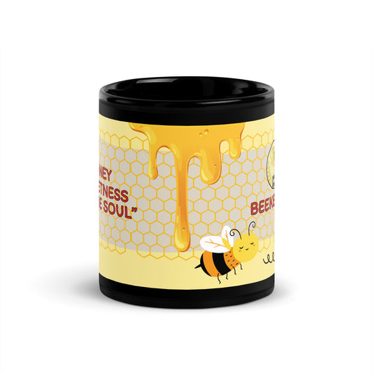 Beekeeper Honey: Classic Black Glossy Mug