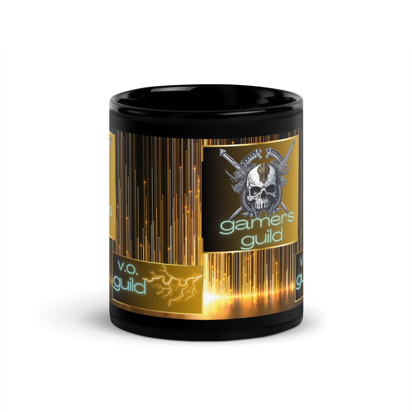 Voice Over "Gaming Voice Guild": Classic Ceramic Black Glossy Mug
