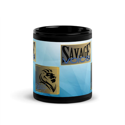 Savage Voice: Lion Style: Classic Ceramic Black Glossy Mug