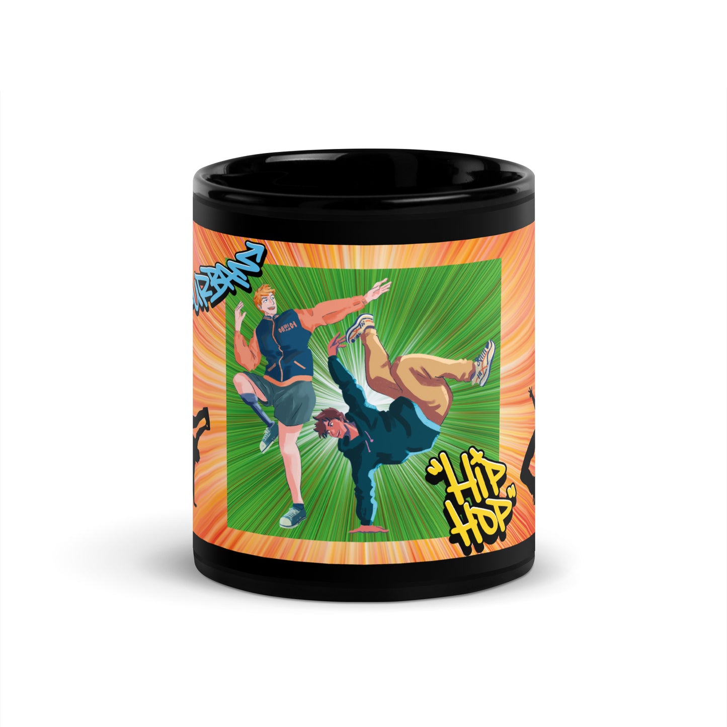 Urban Hip Hop: Classic Ceramic Black Glossy Mug