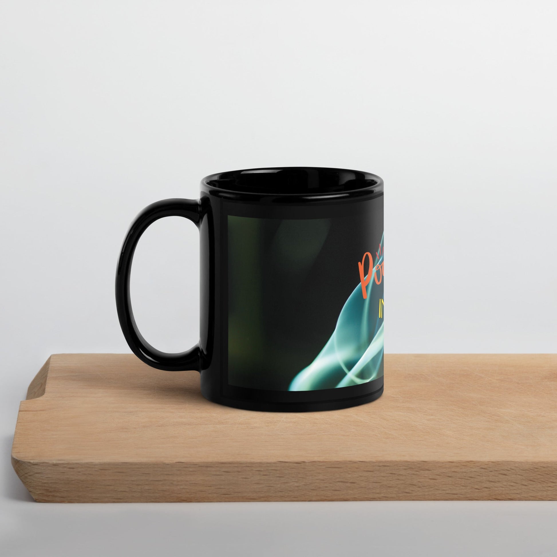 Podcast Insanity Classic Black Glossy Ceramic Mug