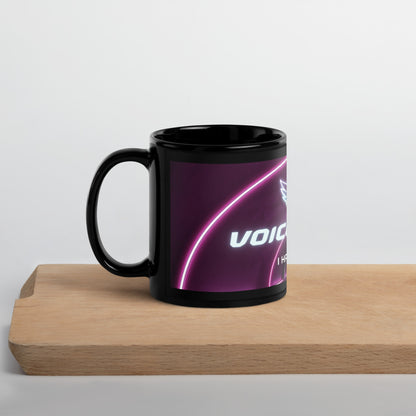 Voice Over I Have The Power Classic Black Glossy Mug