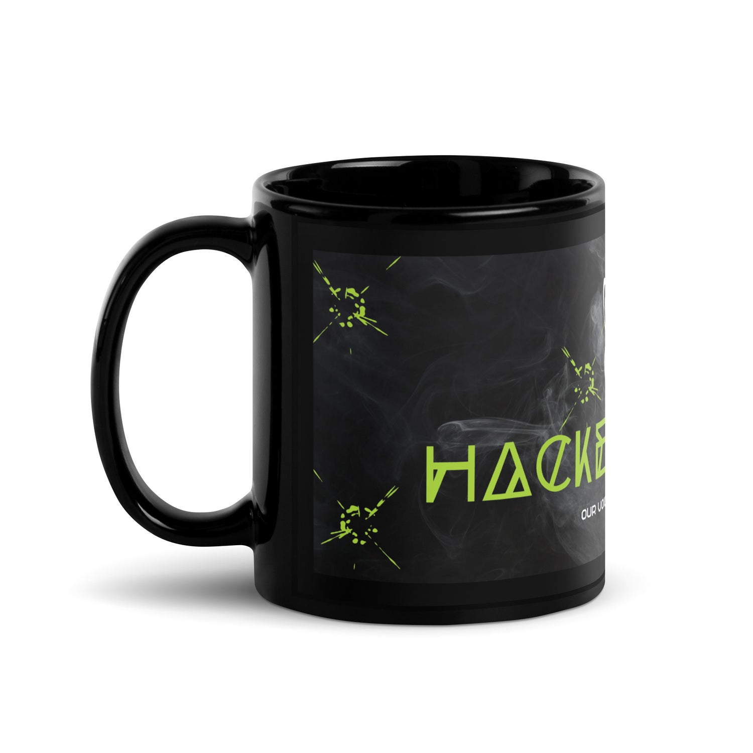 Hacker Bunny: Voices Audio D.A.W. Editor Classic Black Glossy Mug