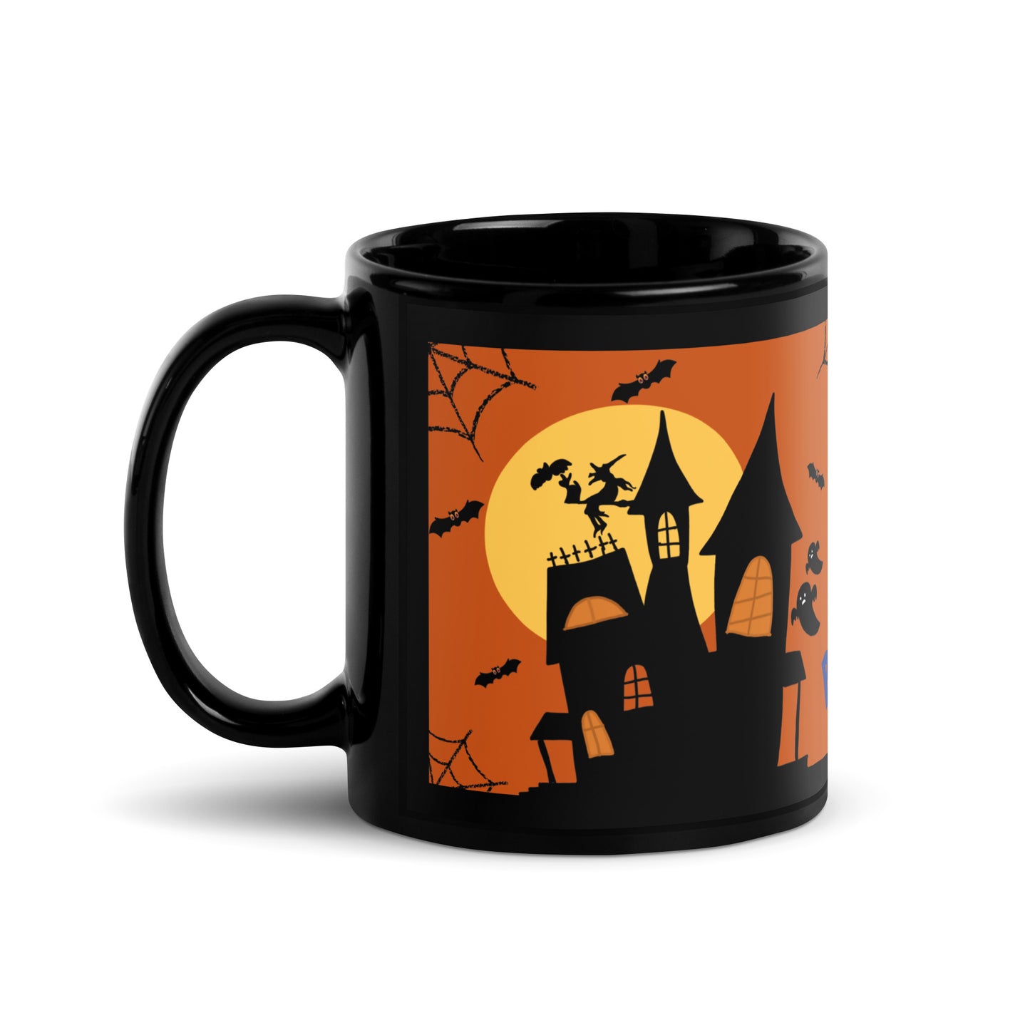 Halloween Voice Actor: Classic Black Glossy Mug