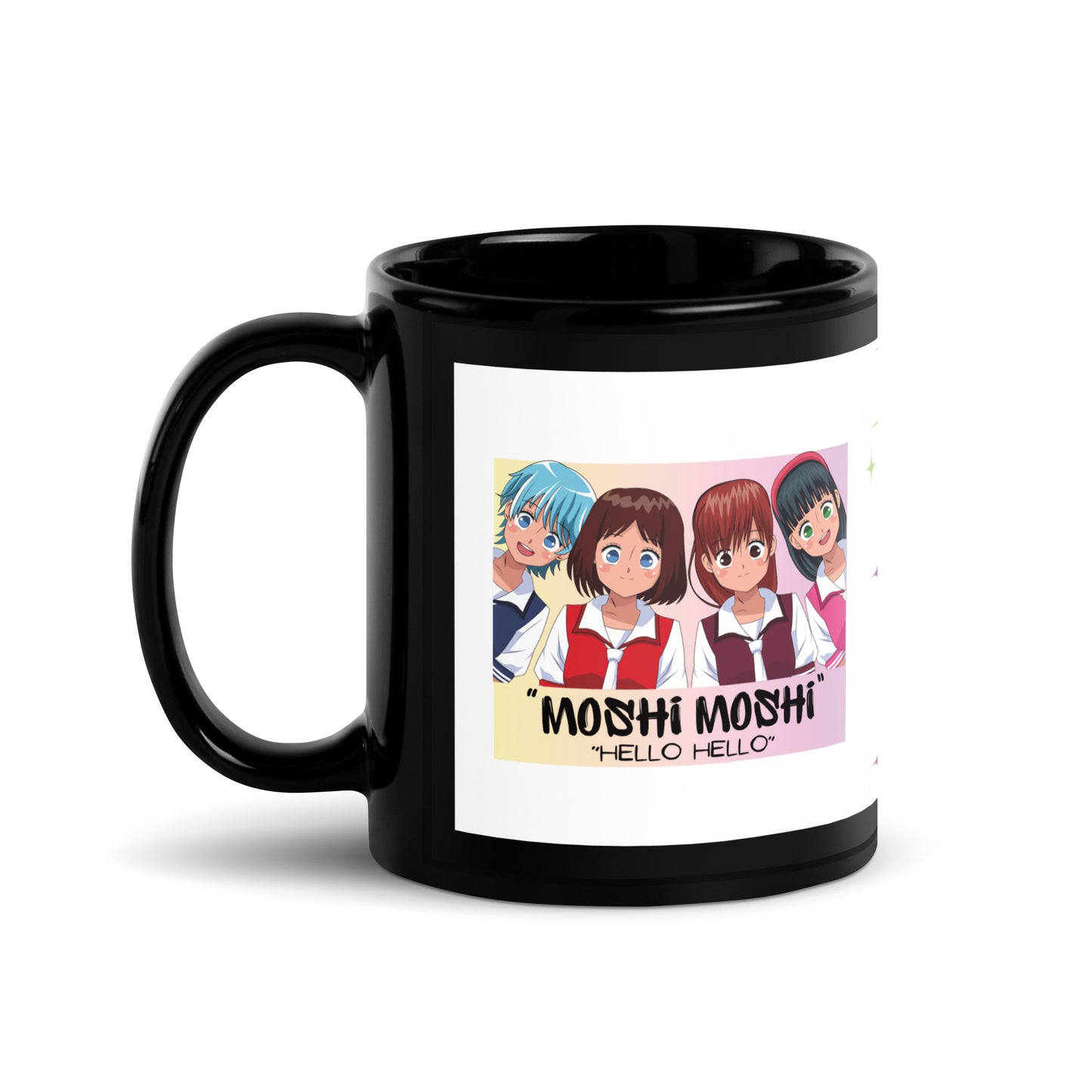 Anime Voice Over "Quotes": Classic Ceramic Black Glossy Mug